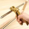Portable Saw Teeth Set Tool Anvil Design with Magnifying Glass Sawtooth Dresser Zinc Alloy Durable Saw Blade Tooth Setting Tool