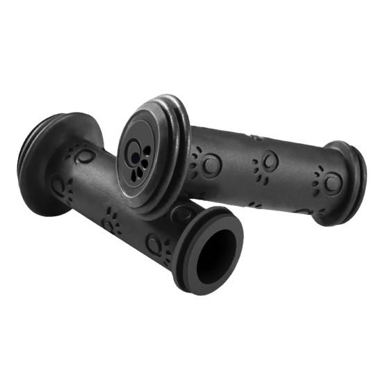1 Pair TPR Kid Bike Grip Anti Skid Wear-resistant Shock Absorbing Scooter Grip