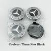 2026 Hot Car Silver Red 4pcs 75mm Wheel Center Hub Caps 4Pcs For Mercedes Benz AMG A0004000900 W212 W205 W204 W211 W213 Accessories DR1