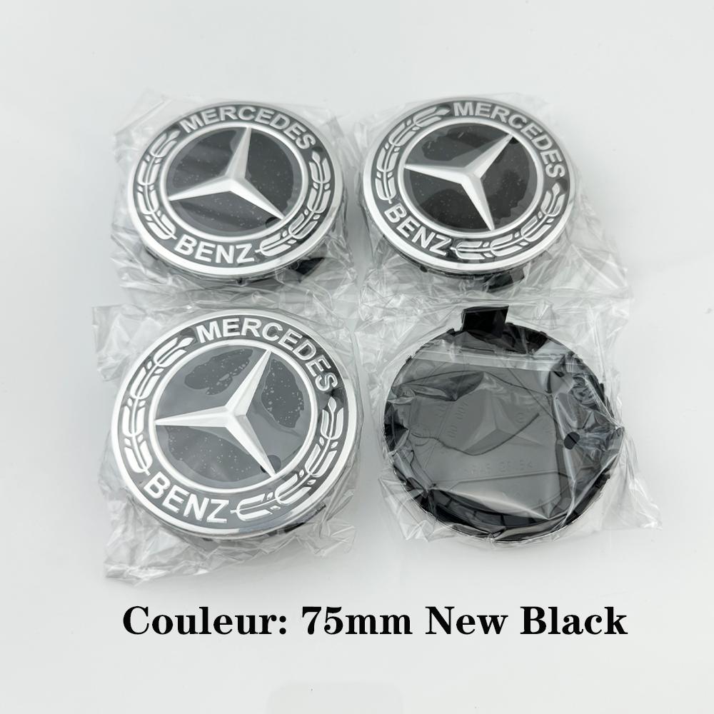 2026 Hot Car Silver Red 4pcs 75mm Wheel Center Hub Caps 4Pcs For Mercedes Benz AMG A0004000900 W212 W205 W204 W211 W213 Accessories DR1