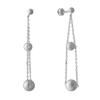 Silver Earrings Without Stones (2067634)