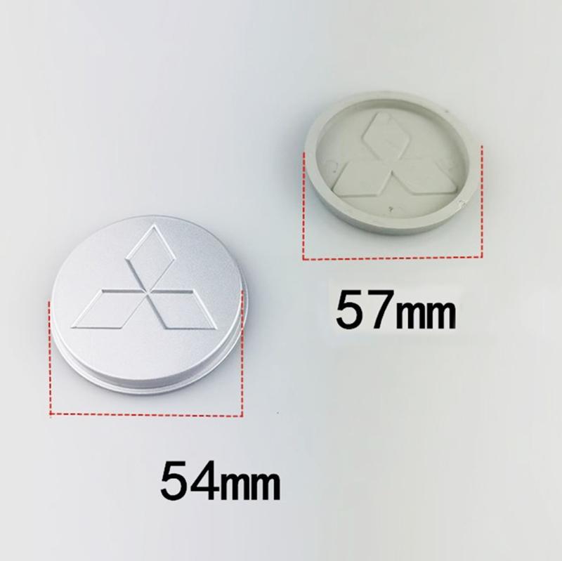 Bouchons de Moyeu de Roue de Voiture 50/54/58/60/81mm pour Mitsubishi ASX EVO Lancer Montero Mirage Outlander L200 Eclipse Cordia YG2