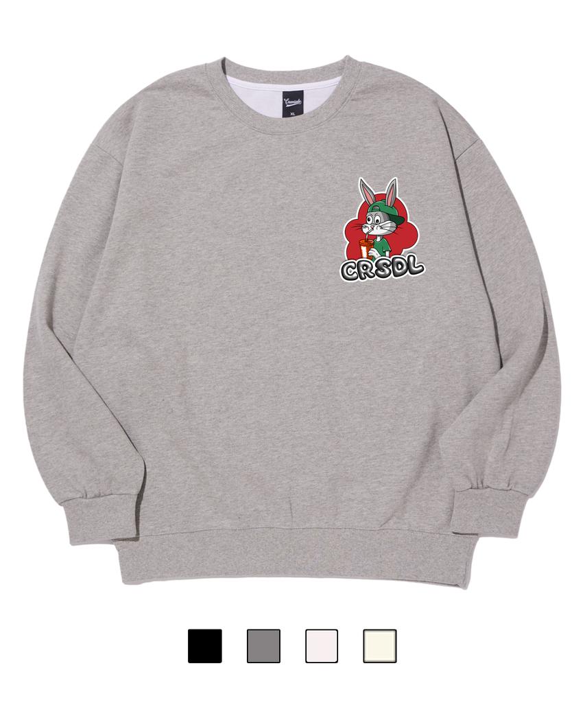 CREAM SODA LAB Shocking Rabbit Sweatshirt (Type A)