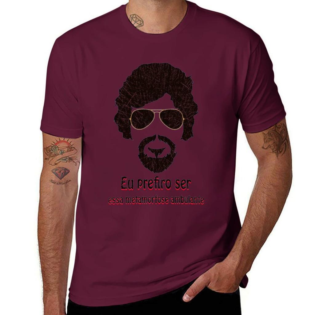 Raul Seixas Tshirt Summer Clothes Customs Design Your Own T Shirts For Unisex Graphic