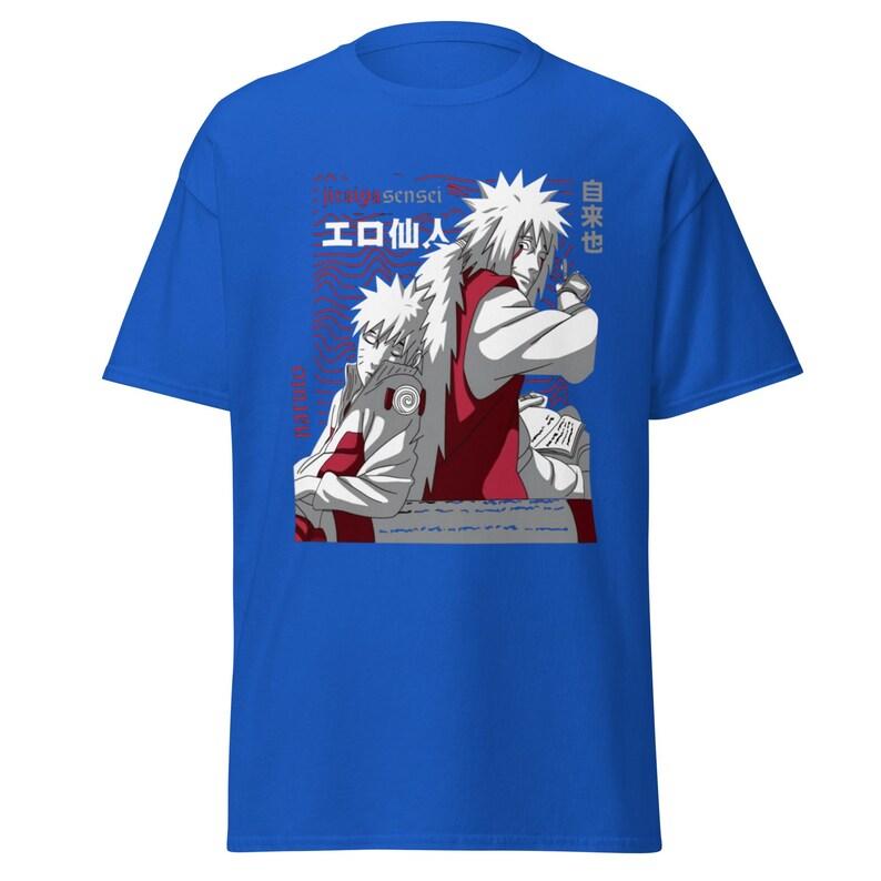 Jiraiya NARUTO T Shirt Anime Men's Summer Cotton Women Tee Streetwear Casual Top Oversized Classic Clothing Couple Shirt Gift
