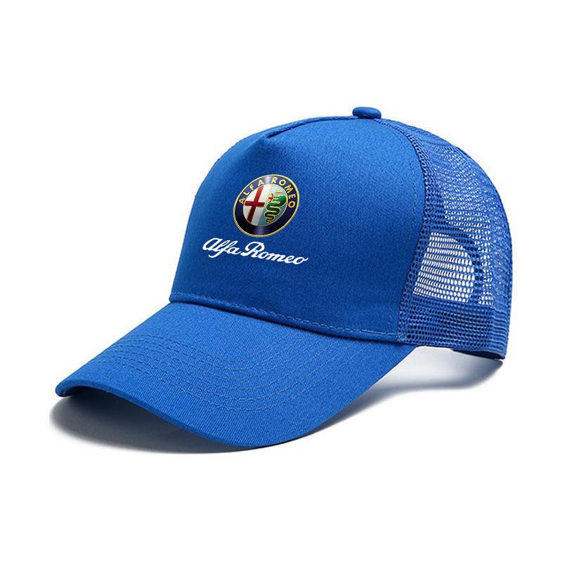 OQDRU1 Car Duck Tongue Cap For Alfa Romeo 3D Hat Motorcycle Racing Baseball Cap Hat Adjustable Casual Trucket Hat Hip Hop Shade Hat