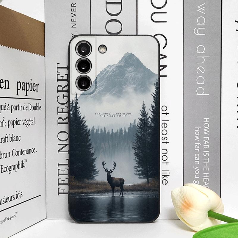 Vintage Forest Landscape Snow Mountain Scenery Phone Case for Huawei Nova 13 12 11 Pro 10 SE Mate 40 60 Pro+ P60 P50 P40 Covers