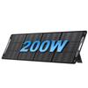 PV200 200W Draagbaar Zonnepaneel, IP68 Waterdicht, Opvouwbaar Zonnepaneel met 21V Uitgang, Zonnepanelen voor Kamperen, Camper en Noodgevallen