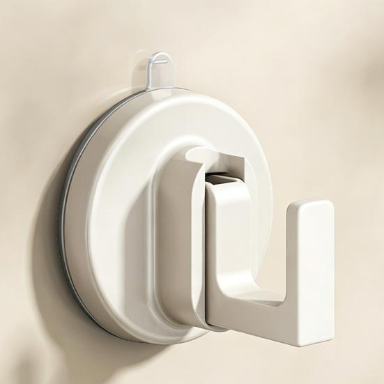 Adjustable Waterproof Suction Cup Hook No Punching Wall Hook Strong Load-Bearing Wall Hanger for Kitchen Bathroom Storage Organization