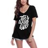 T-shirt pour femmes The Wild Life - T-shirt graphique à slogan inspirant