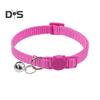 Cat Collar with Bell Soft Cat Safety Collar with Quick Release Buckle Adjustable Nylon Collar for Cats Puppy