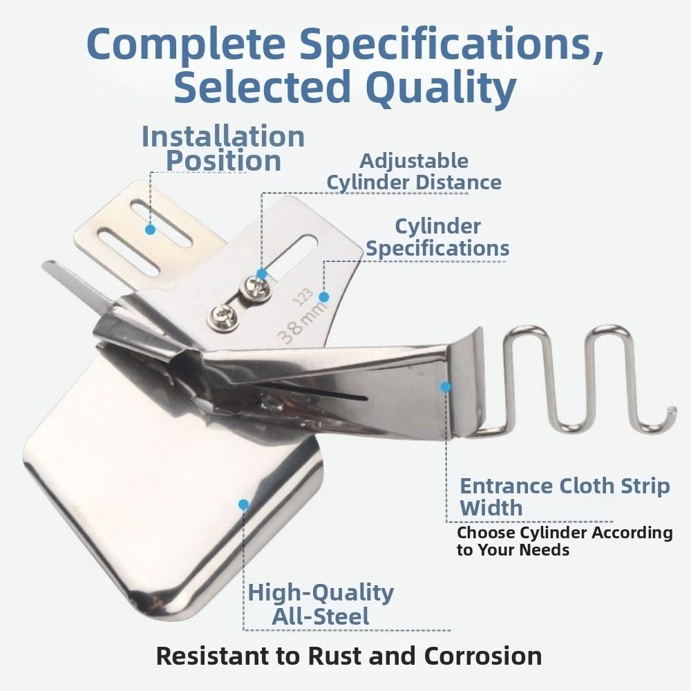 Precision Sewing Machine Hemming Device Professional Wear-resistant Bias Binder Attachment Corrosion-resistant Anti-rust