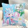 Game Genshin Impact Sigewinne Pillow Case Square Pillow Bedroom Sofa Leisure Comfort Cushion Car Home Decoration