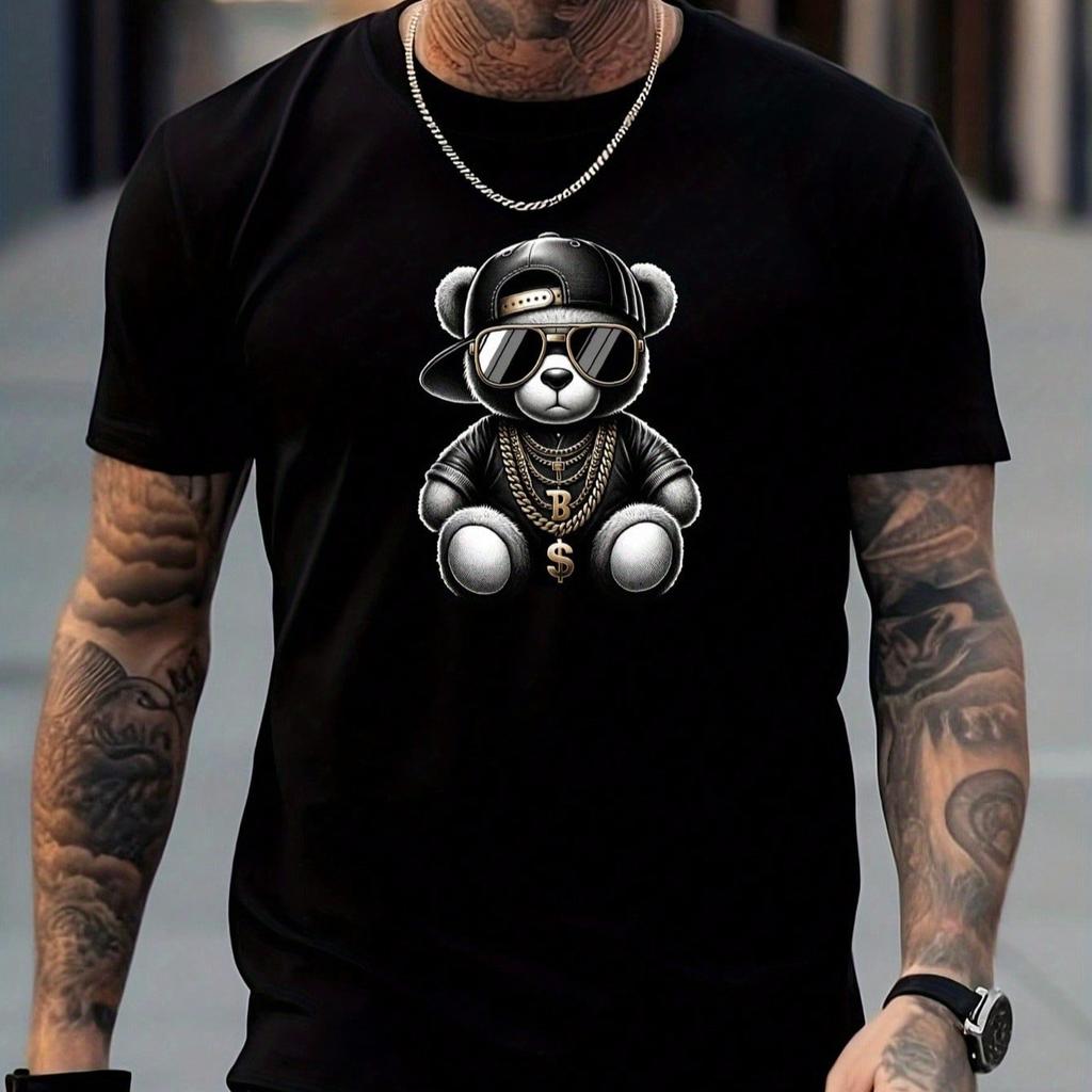 Short-sleeved T-shirt for Summer New Men's Casual Commuting Versatile Round Neck Short-sleeved T-shirt
