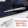 For Toyota Rav4 Rav 4 2014 - 2018 Car Rear Window Windshield Wiper Arm Blade Overlay Molding Cover Trim ABS Chrome Accessories