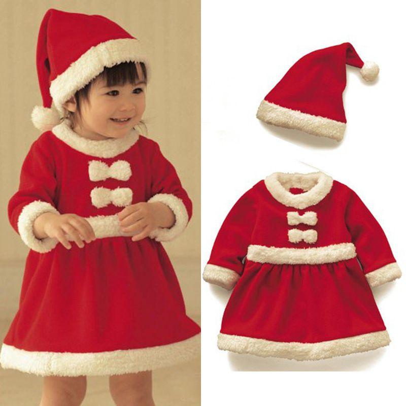 Luxurious Children's Christmas Costumes Santa Claus Boys And Girls Ensemble For Festive Fun
