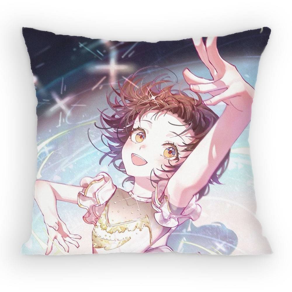 Anime Medalist Pillow Case Sofa Living Room for Bedroom Car Headboard Backrest Cushion Square Cushion Nap Time