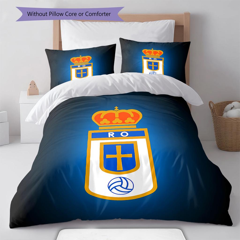 Real Oviedo Mustriga Voodipesu, Tekikomplekt Tekikate Padjapüür Kodu Sünnipäevakingitus (1 * tekikott + 2 * padjapüüri, ilma südamikuta)