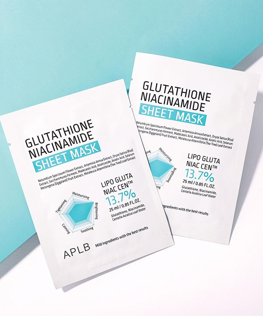 Glutathione Niacinamide Sheet Mask (10 Pack)