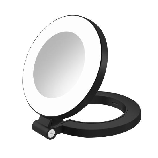 Wiederaufladbares Handy-Ringlicht 180-Grad-Klappdesign Fülllicht mit 3 Modi Einstellbare Helligkeit Magnetisches Selfie-Licht