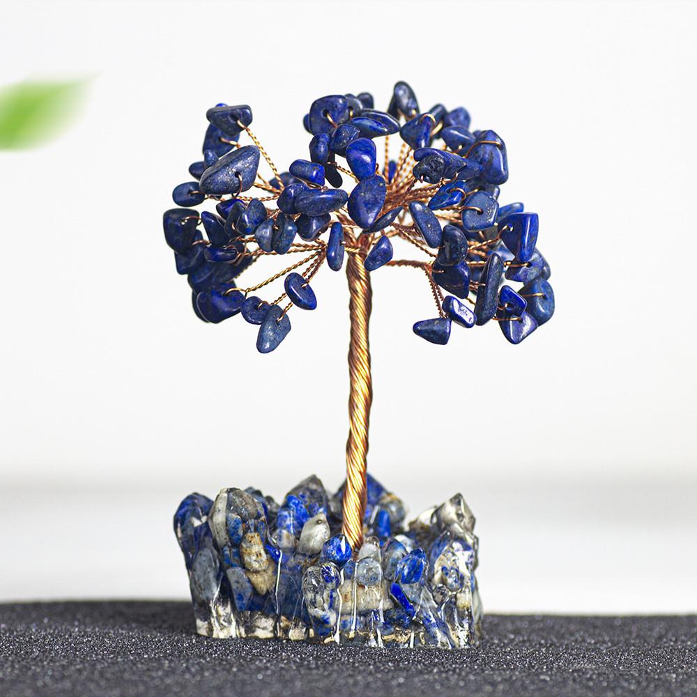 Décoration Arbre en Cristal Avec Quartz Naturel Pour Maison Bureau Cadeau Cadeau Pour Adolescents