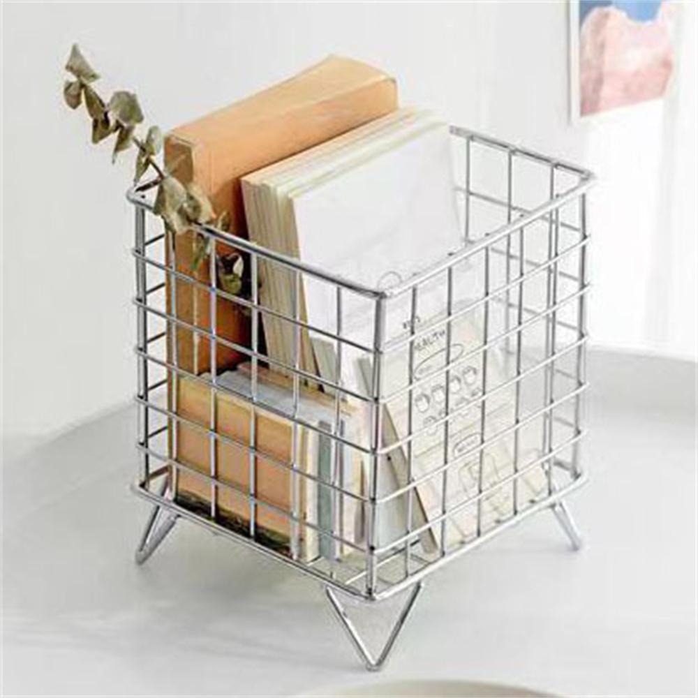 Storage Container Table Top Home 13.5x13.5x16cm Iron Art Storage Tools Storage Basket Creative Stationery Household Tools Modern