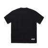 Li Ning Chinese Characters Round Neck Breathable Versatile Short Sleeve T-Shirt Unisex T-Shirts Black AHSV665-1