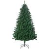 6ft/180cm Christmas Tree 1492 PVC Tips Artificial Seasonal Festival Decoration Metal Flodable Base Green