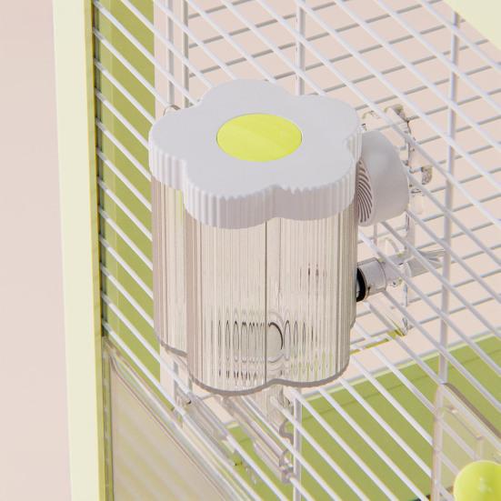 Automatic Bird Water Dispenser for Cage, Inside Outside Cage Mount Magnetic Parrot Water Feeder, Transparent Bird Water Bottle for Cockatiel Budgie