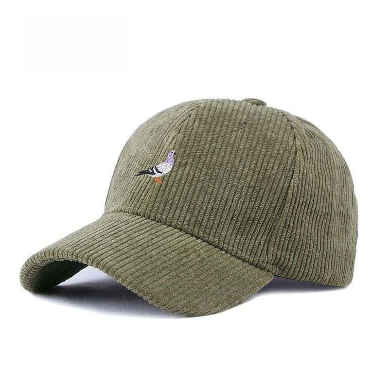 Baseball Cap Suitable for All Seasons, Pigeon Embroidery Pattern, Men's and Women's Daily Casual Fashion, Outdoor Sun Protection