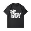T-shirt Homme 100% Coton Col Rond Manches Courtes Style Bad Boy Grunge Impression Texte Décontracté Doux Respirant T-shirt Quotidien pour Passionné de Streetwear