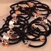 10 Pcs New Korean Fashion Women Hair Accessories Cute Black Elastic Hair Bands Girl Hairband KTB