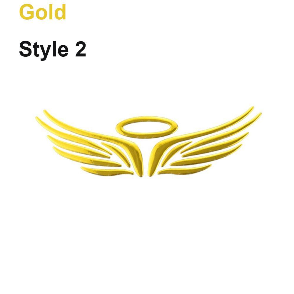 Popular 3D Vinyl Emblem Vehicle Decal Angel Fairy Wings Car Auto Truck Logo Car Sticker