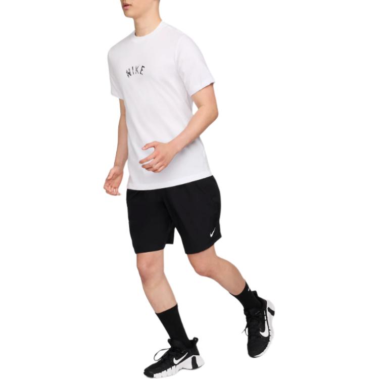 Nike T Shirts Men's White Crew Neck HF5247-100