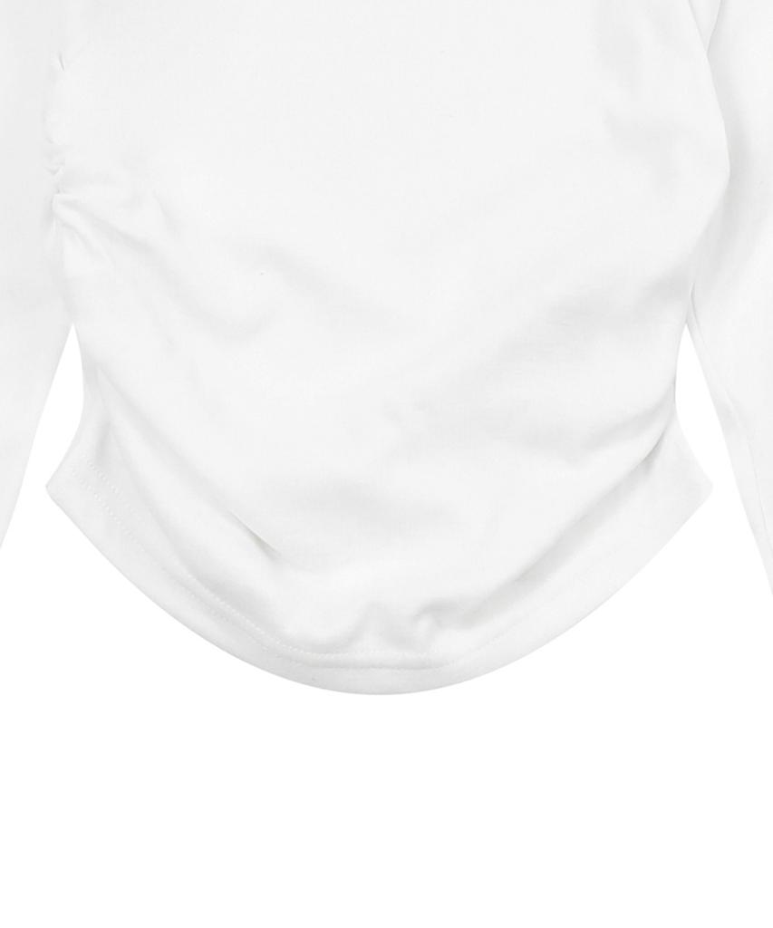 Mucent Deli Crop Shirring Tee (3 Colors)