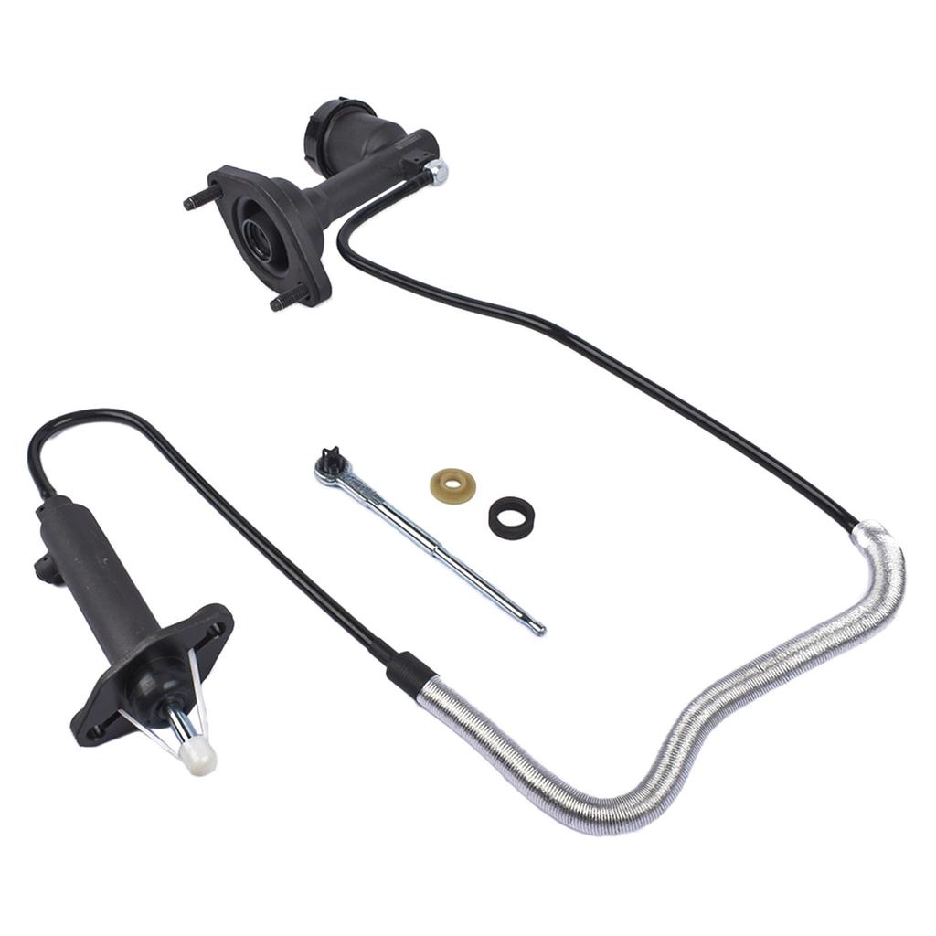 Clutch Master and Slave Cylinder Assembly 5130101100 Fit for Wrangler 2.5L 4.0L OHV 4cyl 6cyl 150c.i 242c.i.