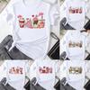 Womens Shortsleeved Tshirt Ice Cream Fashion Printed Base Shirt Harajuku Graphic T Shirts Aesthetic Clothes Tops