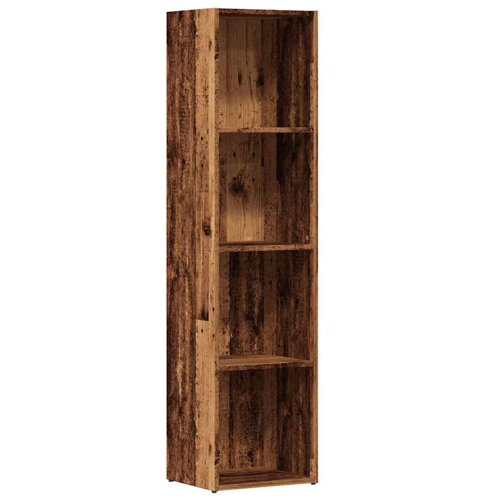 Vidaxl Bookshelf, Old Wood, 36X30X143 Cm