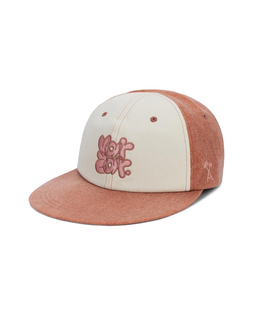 Bajal Graffiti Two-Tone Ordinary Ball Cap Brown