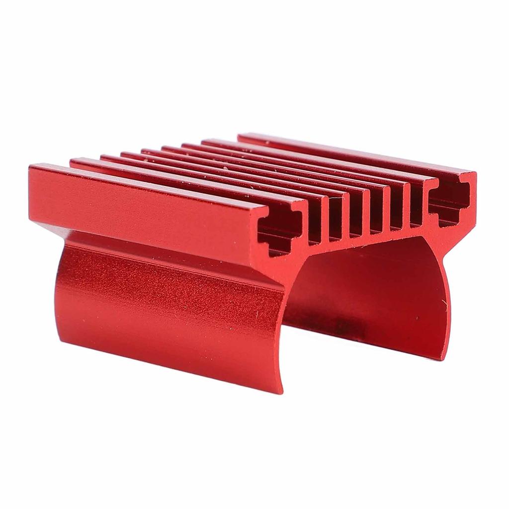 Aluminum Alloy RC Heat Sink for 180 Brushed Motor 20mm Upgrade Part Motor Cooling Fan for 1 18 RC Cars Red