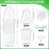 Self Watering Propagation Pots With Humidity Dome Starter Cups With Plant Labels Flower Pot Nursery Pot Transparent
