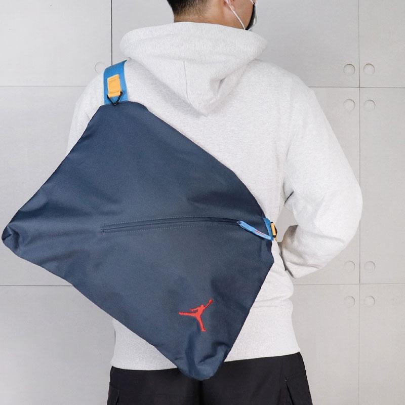Jordan Polyester Messenger Bag, Crossbody Bag, Shoulder Bag Unisex Navy Blue Jordan JD2143008GS-003