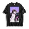 Camiseta unisex con diseño de mariposa de Demon Slayer - Elegante camiseta de anime