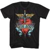 A&E Designs Bon Jovi T-Shirt Heart Black Tee