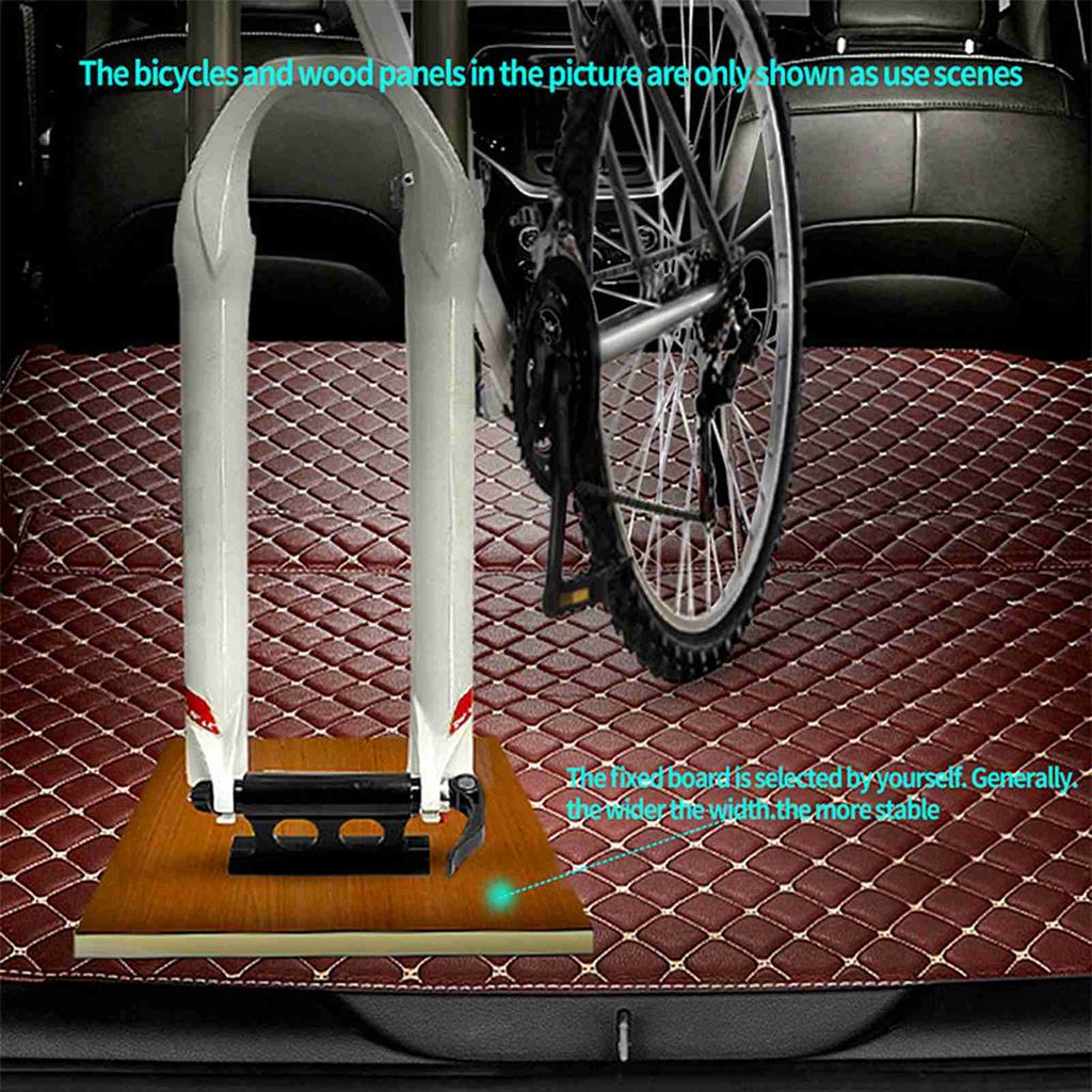 Cykelgaffelfäste Cykel Bilhållare Takhållare Cykelfäste Snabbkoppling genom axelhållare