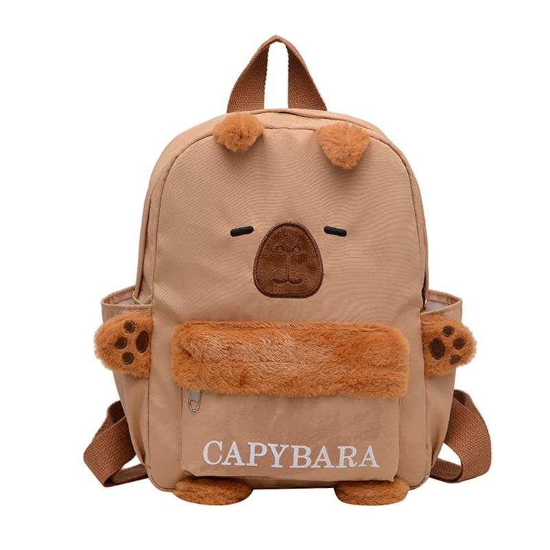 Sac à dos Dessin animé Sac à livres Mignon Sac à dos Sac avec Poupées en Peluche Sac d'école pour Étudiant Sac de voyage pour Petite Fille Enfants