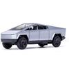1/32 Legering Pressgjutning Tesla Cybertruck Terrängfordonsmodell Simulering Ljud och Ljus Bilmodell Prydnad Barnleksak Gåva