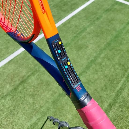 Licznik wyników tenisowych do rakietki do padla, łatwy montaż, mała tablica wyników do pickleballa, mini licznik wyników do śledzenia punktów