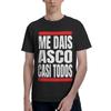 Fun Spanish Text 100 Cotton Casual Breathable Confortable Kawaii High End Mens Clothing Funny Shirt