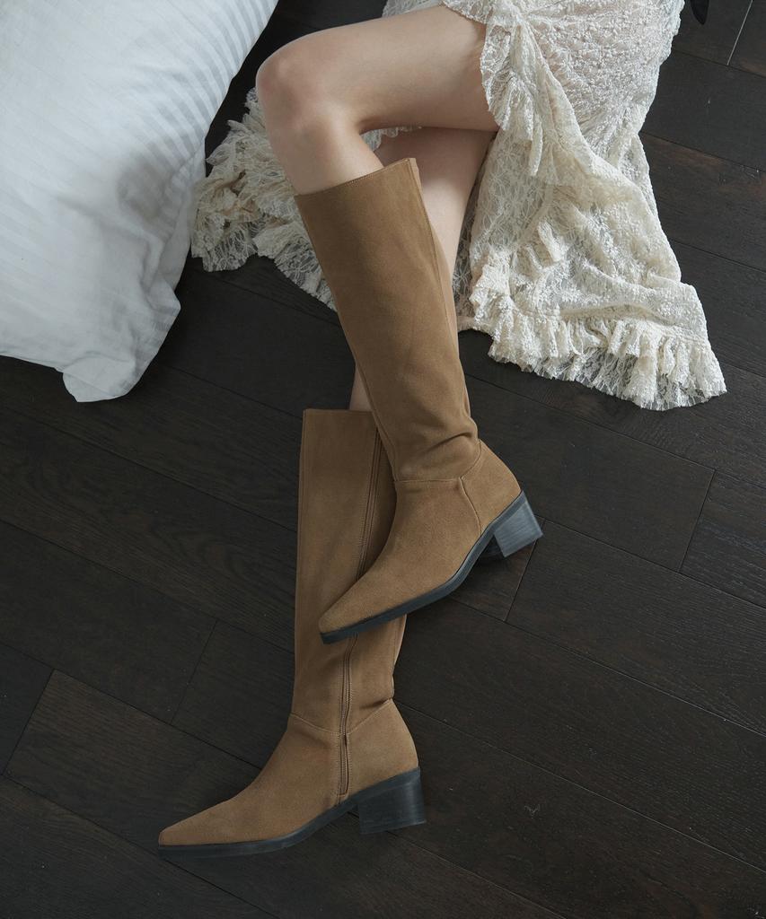 Moodnight Rylee Neoprene-Lined Long Boots - 4 Colors | 5Cm (Type A)